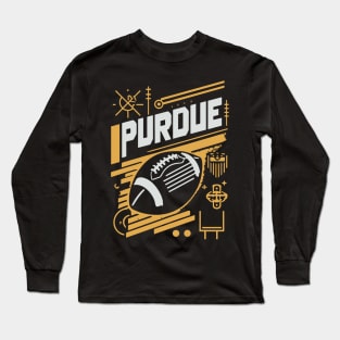 PURDUE tribute - Football Purdure University Design Purdue tribute foot ball player Long Sleeve T-Shirt